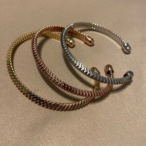 Three Color tone Bangles set New